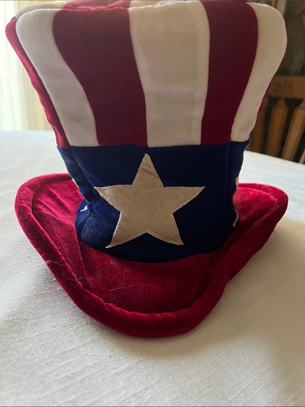 Kids Patriotic Star Top Hat - Red White Blue